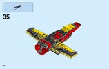 Notice / Instructions de Montage - LEGO - 60144 - Race Plane: Page 38