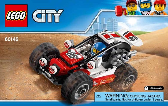 Notice / Instructions de Montage - LEGO - 60145 - Buggy: Page 1