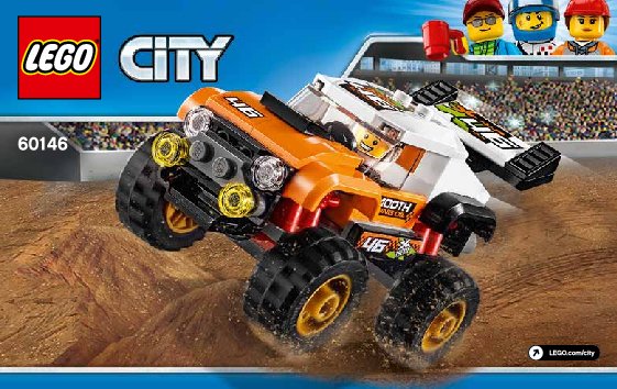 Notice / Instructions de Montage - LEGO - 60146 - Stunt Truck: Page 1