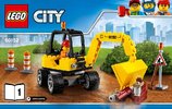 Notice / Instructions de Montage - LEGO - 60152 - Sweeper & Excavator: Page 1