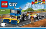 Notice / Instructions de Montage - LEGO - 60152 - Sweeper & Excavator: Page 1