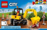 Notice / Instructions de Montage - LEGO - 60152 - Sweeper & Excavator: Page 1