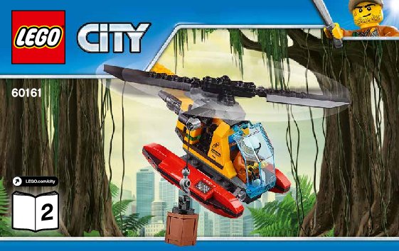 Notice / Instructions de Montage - LEGO - City - 60161 - Le site d'exploration de la jungle: Page 1