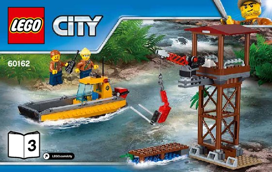 Notice / Instructions de Montage - LEGO - City - 60162 - L'installation du camp de base: Page 1