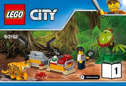 Notice / Instructions de Montage - LEGO - City - 60162 - L'installation du camp de base: Page 1