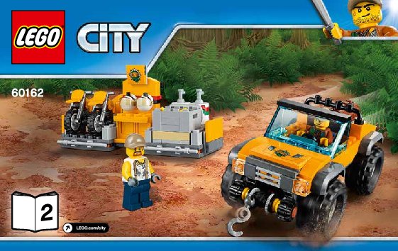 Notice / Instructions de Montage - LEGO - City - 60162 - L'installation du camp de base: Page 1