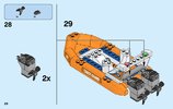 Notice / Instructions de Montage - LEGO - City - 60168 - Le sauvetage du voilier: Page 28