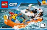 Notice / Instructions de Montage - LEGO - City - 60168 - Le sauvetage du voilier: Page 1