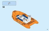 Notice / Instructions de Montage - LEGO - City - 60168 - Le sauvetage du voilier: Page 17