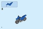 Notice / Instructions de Montage - LEGO - City - 60170 - La poursuite en moto tout-terrain: Page 6