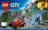 Notice / Instructions de Montage - LEGO - City - 60172 - La course-poursuite en montagne: Page 1