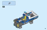 Notice / Instructions de Montage - LEGO - City - 60172 - La course-poursuite en montagne: Page 53