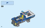 Notice / Instructions de Montage - LEGO - City - 60172 - La course-poursuite en montagne: Page 54