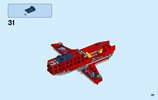 Notice / Instructions de Montage - LEGO - City - 60177 - Le jet de voltige: Page 35