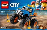 Notice / Instructions de Montage - LEGO - City - 60180 - Le Monster Truck: Page 1