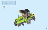 Notice / Instructions de Montage - LEGO - City - 60181 - Le tracteur forestier: Page 47