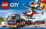 Notice / Instructions de Montage - LEGO - City - 60183 - Le transporteur d'hélicoptère: Page 1