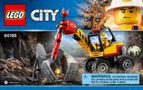 Notice / Instructions de Montage - LEGO - City - 60185 - L'excavatrice avec marteau-piqueur: Page 1