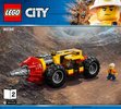 Notice / Instructions de Montage - LEGO - City - 60186 - La foreuse du minerai: Page 1