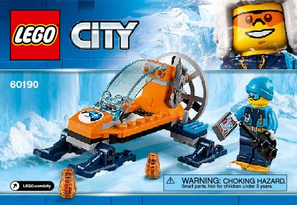 Notice / Instructions de Montage - LEGO - 60190 - Arctic Ice Glider: Page 1