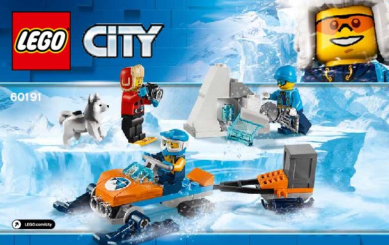 Notice / Instructions de Montage - LEGO - 60191 - Arctic Exploration Team: Page 1