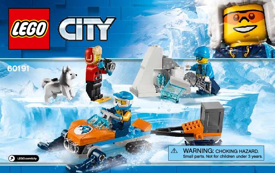 Notice / Instructions de Montage - LEGO - 60191 - Arctic Exploration Team: Page 1