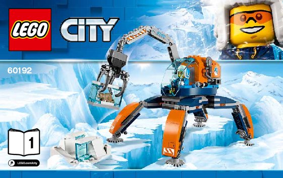 Notice / Instructions de Montage - LEGO - 60192 - Arctic Ice Crawler: Page 1