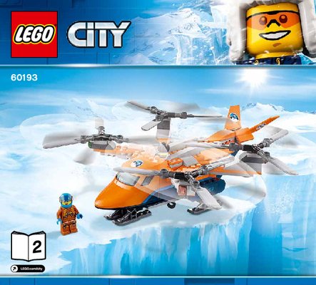 Notice / Instructions de Montage - LEGO - 60193 - Arctic Air Transport: Page 1