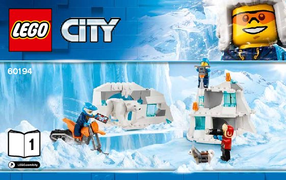 Notice / Instructions de Montage - LEGO - 60194 - Arctic Scout Truck: Page 1