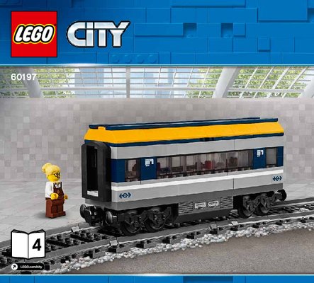 Notice / Instructions de Montage - LEGO - 60197 - Passenger Train: Page 1