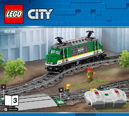 Notice / Instructions de Montage - LEGO - 60198 - Cargo Train: Page 1