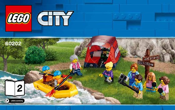 Notice / Instructions de Montage - LEGO - 60202 - People Pack - Outdoor Adventures: Page 1