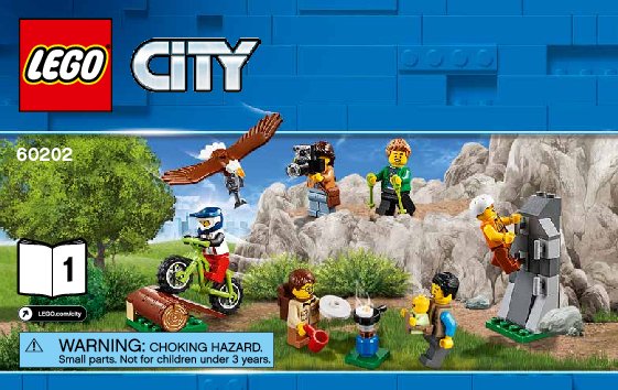 Notice / Instructions de Montage - LEGO - 60202 - People Pack - Outdoor Adventures: Page 1