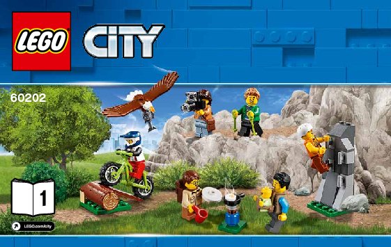 Notice / Instructions de Montage - LEGO - 60202 - People Pack - Outdoor Adventures: Page 1