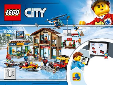 Notice / Instructions de Montage - LEGO - 60203 - Ski Resort: Page 1