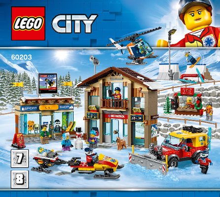 Notice / Instructions de Montage - LEGO - 60203 - Ski Resort: Page 1