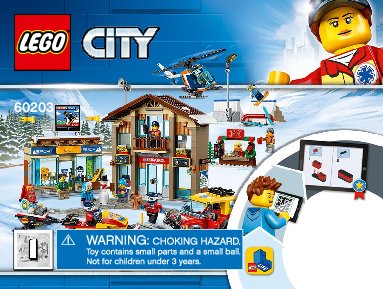 Notice / Instructions de Montage - LEGO - 60203 - Ski Resort: Page 1