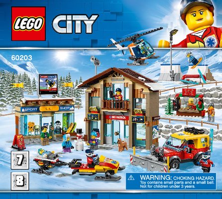 Notice / Instructions de Montage - LEGO - 60203 - Ski Resort: Page 1