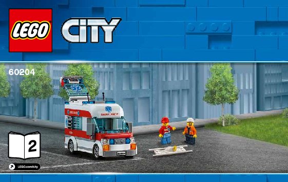 Notice / Instructions de Montage - LEGO - 60204 - LEGO® City Hospital: Page 1