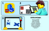 Notice / Instructions de Montage - LEGO - 60206 - Sky Police Jet Patrol: Page 3