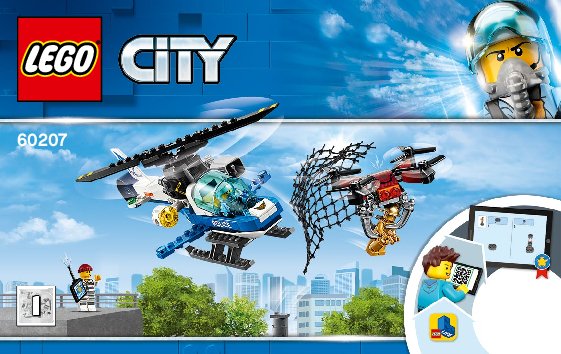 Notice / Instructions de Montage - LEGO - 60207 - Sky Police Drone Chase: Page 1