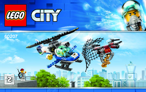 Notice / Instructions de Montage - LEGO - 60207 - Sky Police Drone Chase: Page 1