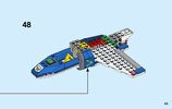 Notice / Instructions de Montage - LEGO - 60208 - Sky Police Parachute Arrest: Page 43