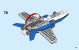 Notice / Instructions de Montage - LEGO - 60208 - Sky Police Parachute Arrest: Page 67