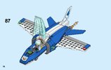 Notice / Instructions de Montage - LEGO - 60208 - Sky Police Parachute Arrest: Page 76