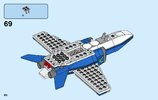 Notice / Instructions de Montage - LEGO - 60208 - Sky Police Parachute Arrest: Page 60