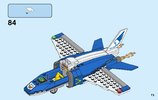 Notice / Instructions de Montage - LEGO - 60208 - Sky Police Parachute Arrest: Page 73