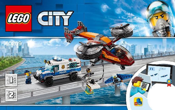 Notice / Instructions de Montage - LEGO - 60209 - Sky Police Diamond Heist: Page 1