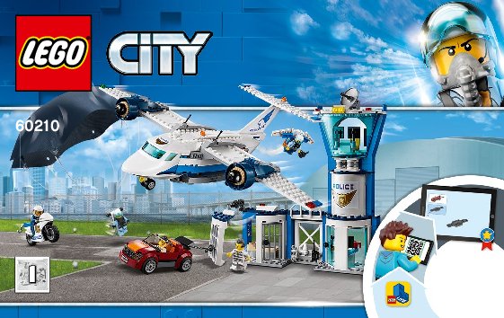 Notice / Instructions de Montage - LEGO - 60210 - Sky Police Air Base: Page 1