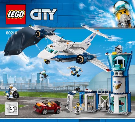 Notice / Instructions de Montage - LEGO - 60210 - Sky Police Air Base: Page 1